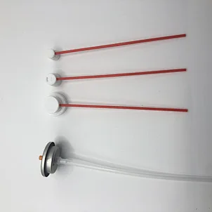 Carburetor cleaner aerosol spray nozzle assembly mechanism assembly mechanism