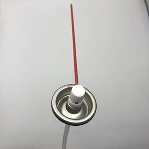 Carburetor cleaner aerosol spray nozzle assembly mechanism assembly mechanism